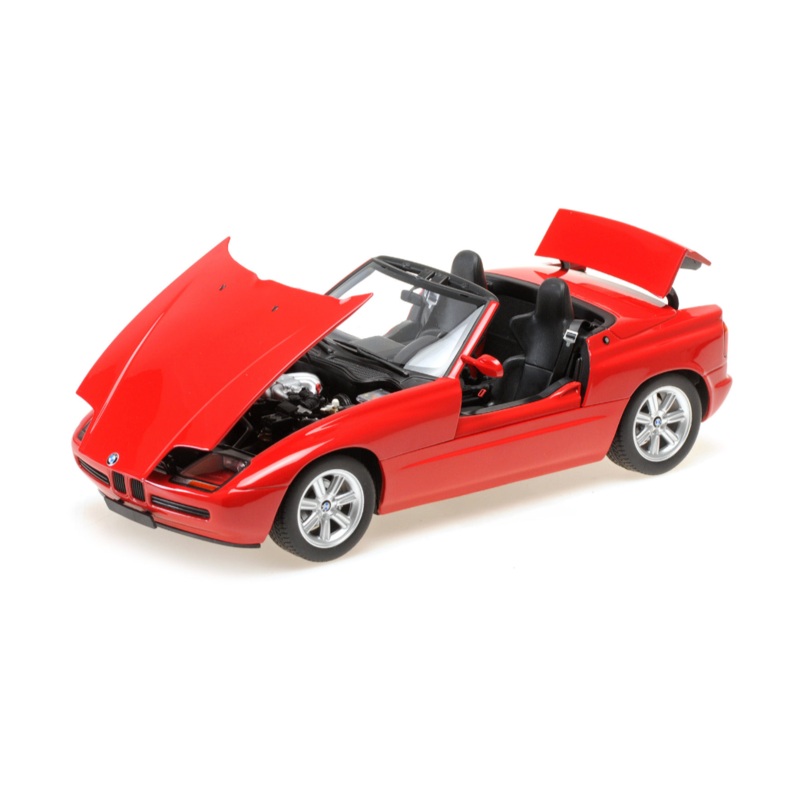 Minichamps 1988 BMW Z1 Red Convertible 1:18