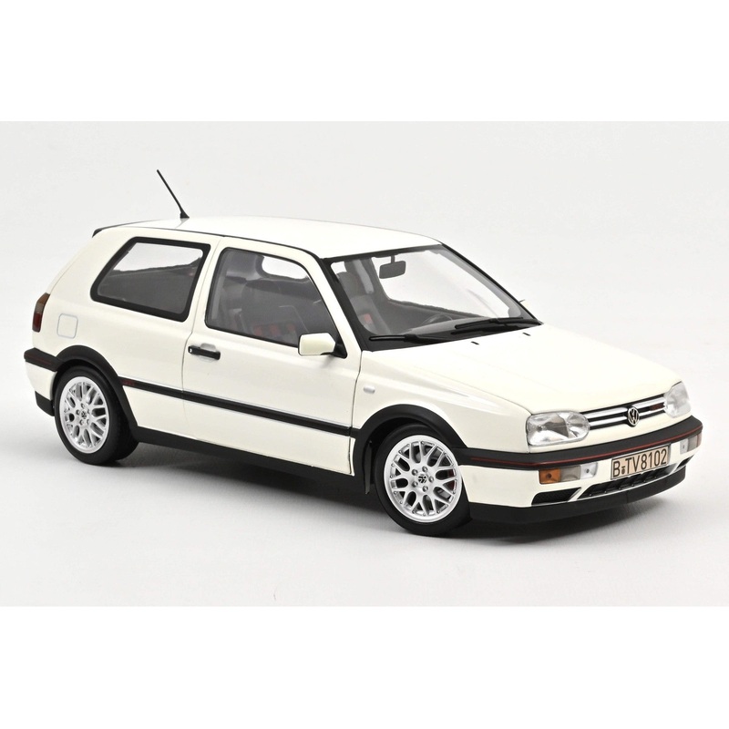 Norev 1996 VW Golf GTI MK3 20th Years Candy White 1:18
