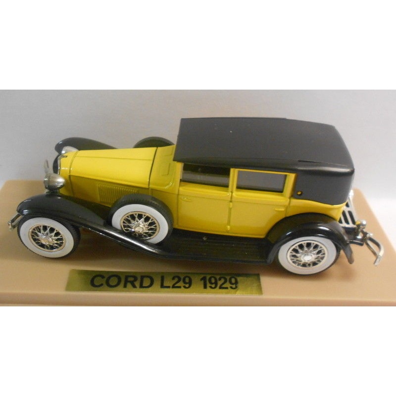 Solido 1/43 Scale Metal Model - SO228 CORD L 29 55 DARK YELLOW