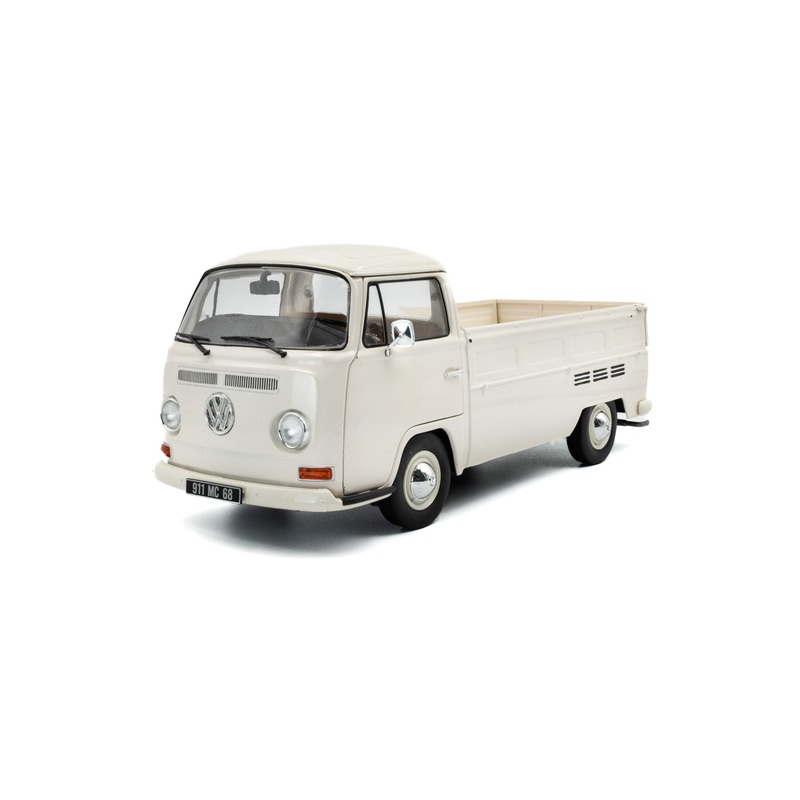 Solido 1968 Volkswagen T2 Pickup Off White 1:18
