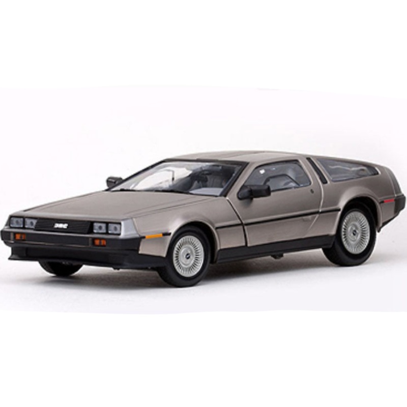 Sun-Star 1981 Delorean DMC 12 LK Coupe Stainless Steel 1:18