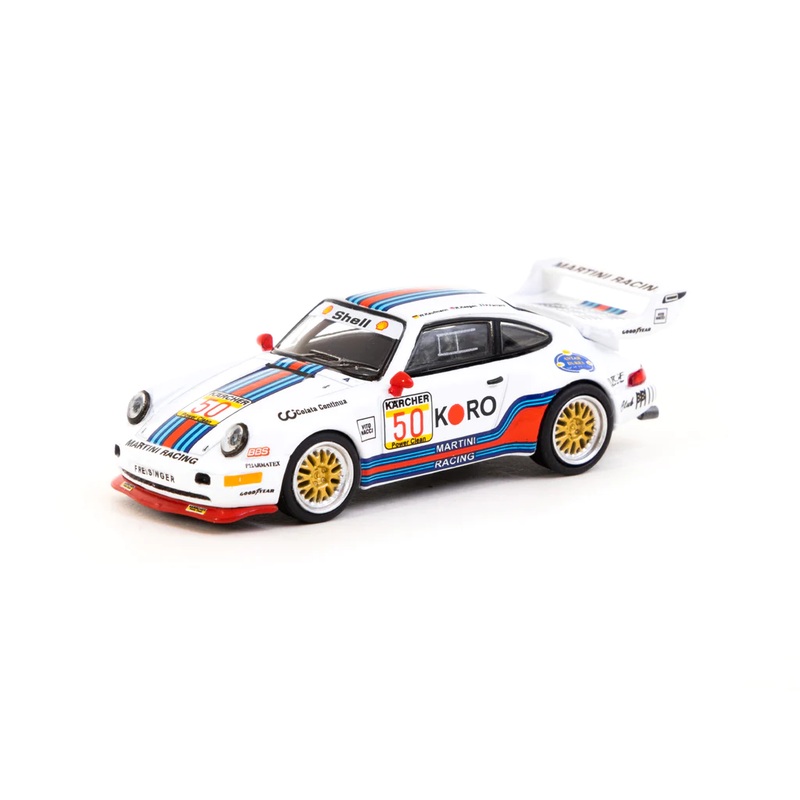 Tarmac Works 1/64 Porsche 911 Turbo S LM GT BRP GT Series 1995 #50