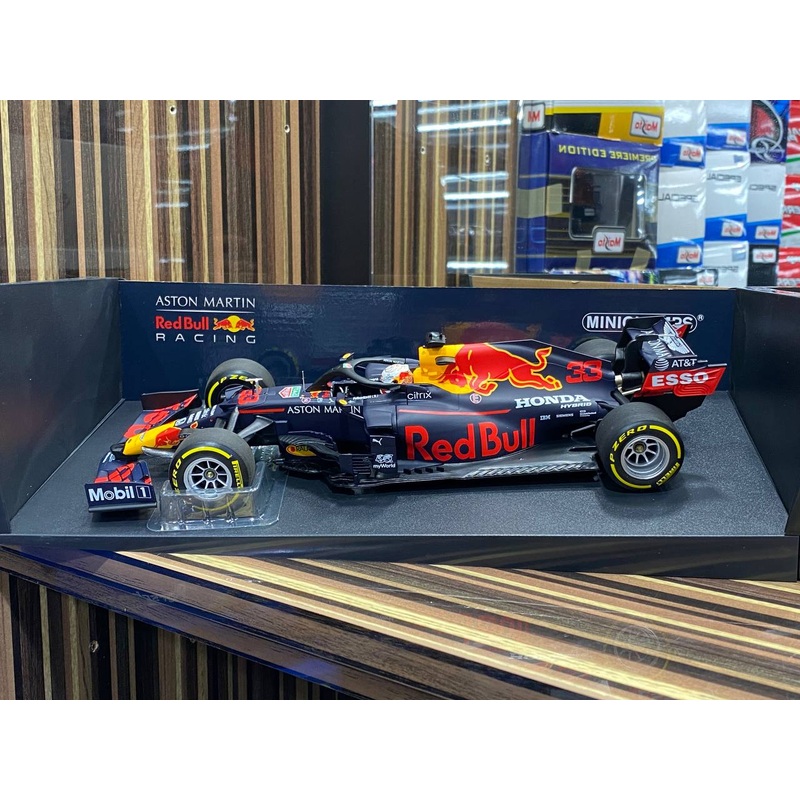 Aston Martin F1 Red Bull Max Vestrappen Abu Dhabi GP 2020 Dark Blue - Minichamps