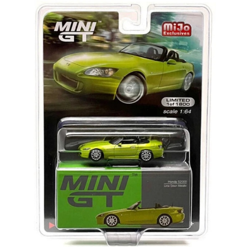 MiNi Gt Honda S2000 Lime Green Metallic no 396