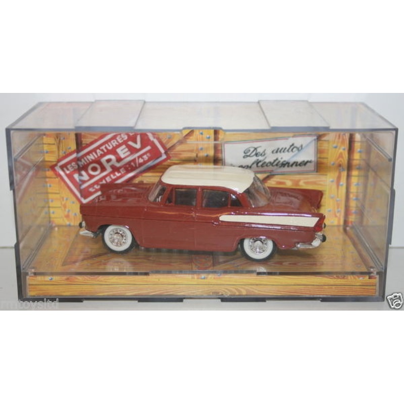 NOREV 1/43 SCALE - 1958 SIMCA BEAULIEU - BROWN / CREAM