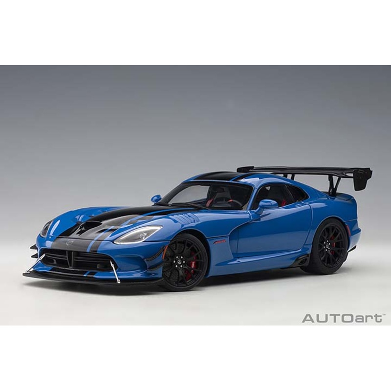 AUTOart 2017 Dodge Viper GTS-R Commemorative Edition ACR Competition Blue w/ Black Stripes 1:18