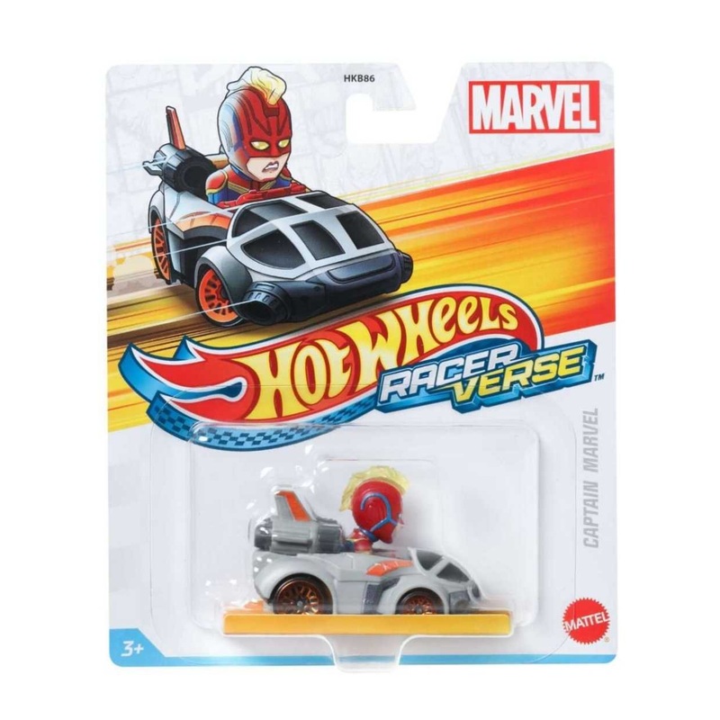 EXCLUSIVE Hotwheels Racer Verse Captain Marvel Vehicle