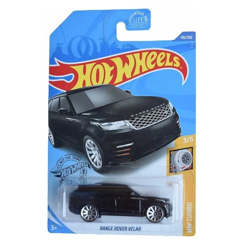 EXCLUSIVE Hotwheels Range Rover Velar Black Imported Mainline Card 1:64 Scale
