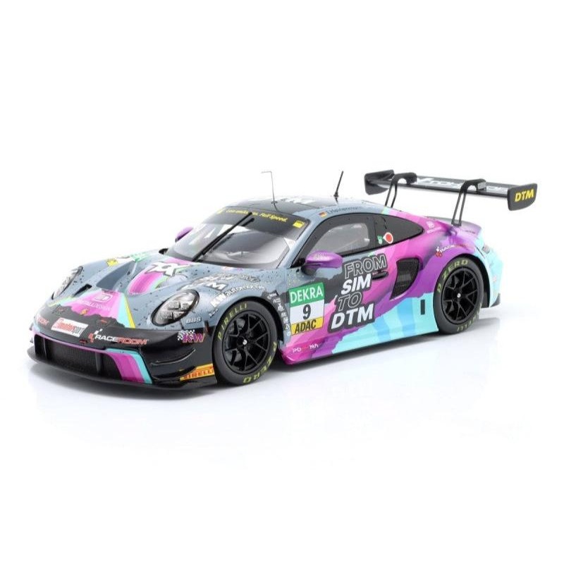Ixo Porsche 911 992 GT3 R Team Toksport WRT No 9 DTM 2023 1:18