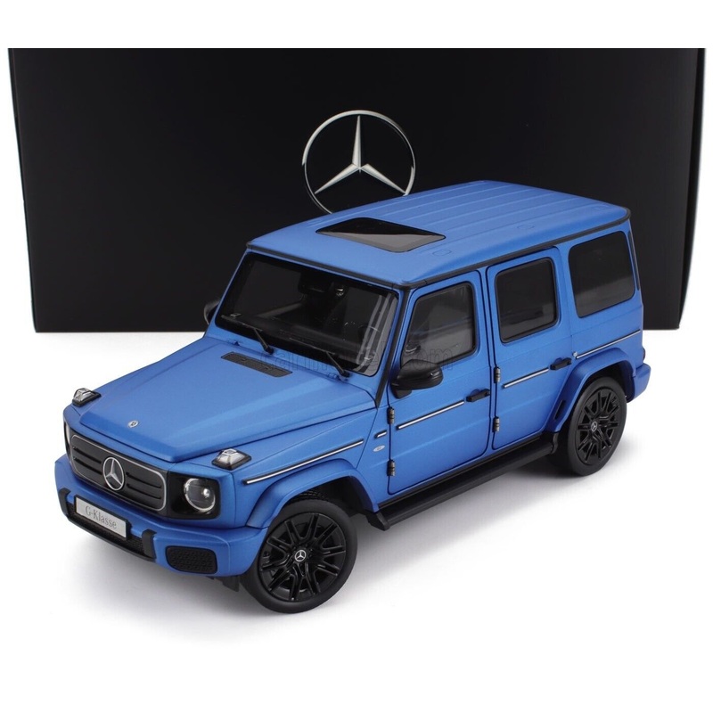 Norev 2024 Mercedes-Benz G580 G-Class AMG Line EQ Tech (N465) South Sea Blue Magno 1:18