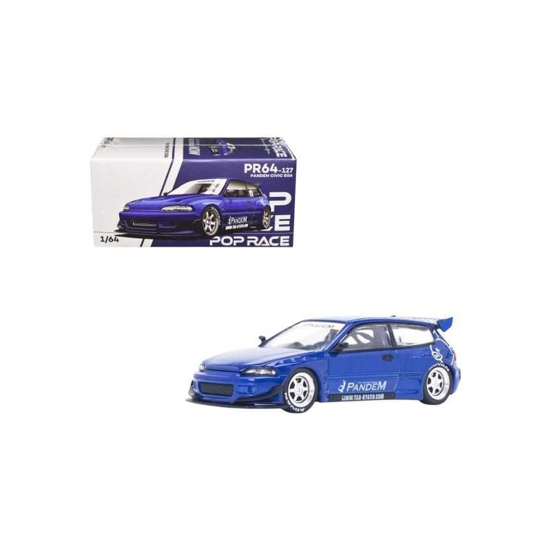Pop Race Pandem civic eg6 pr64-127 1:64 Scale