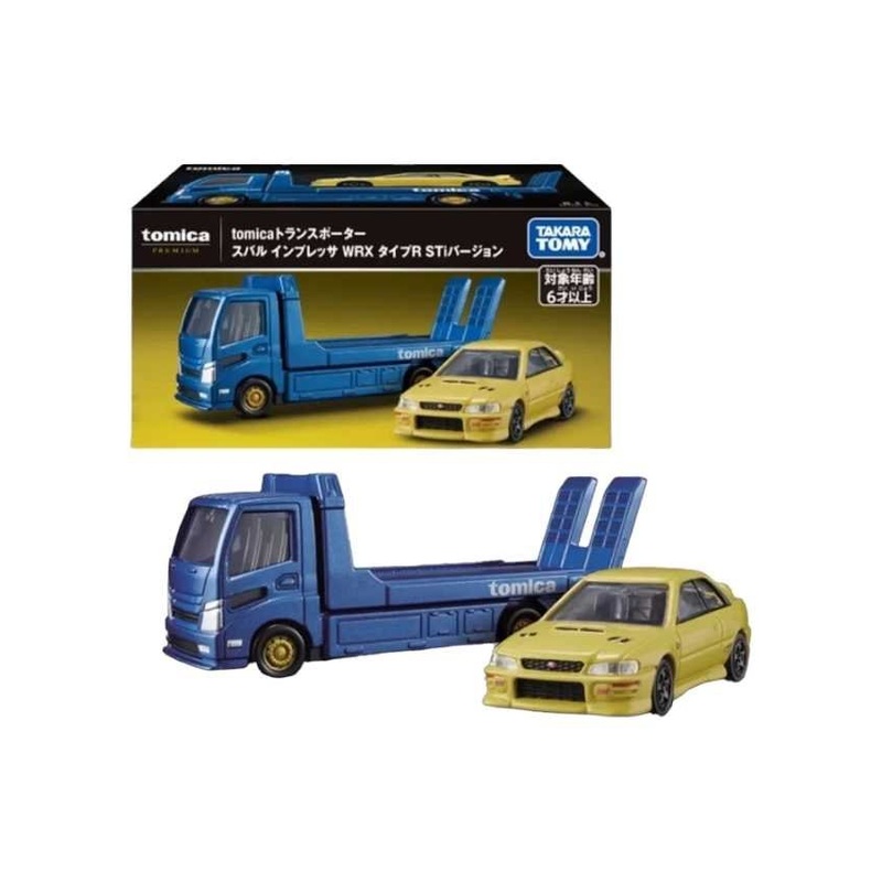 takara Tomy Subaru impreza type r sti version Team Transport