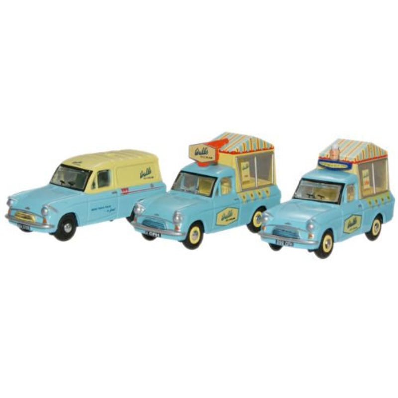 Triple Ice Cream Set - 1:76 Scale