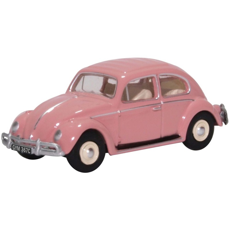 VW Beetle Pink UK Reg 1:76