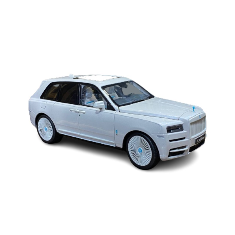 1/18 Diecast Miniature  Rolls Royce Cullinan White Model Car