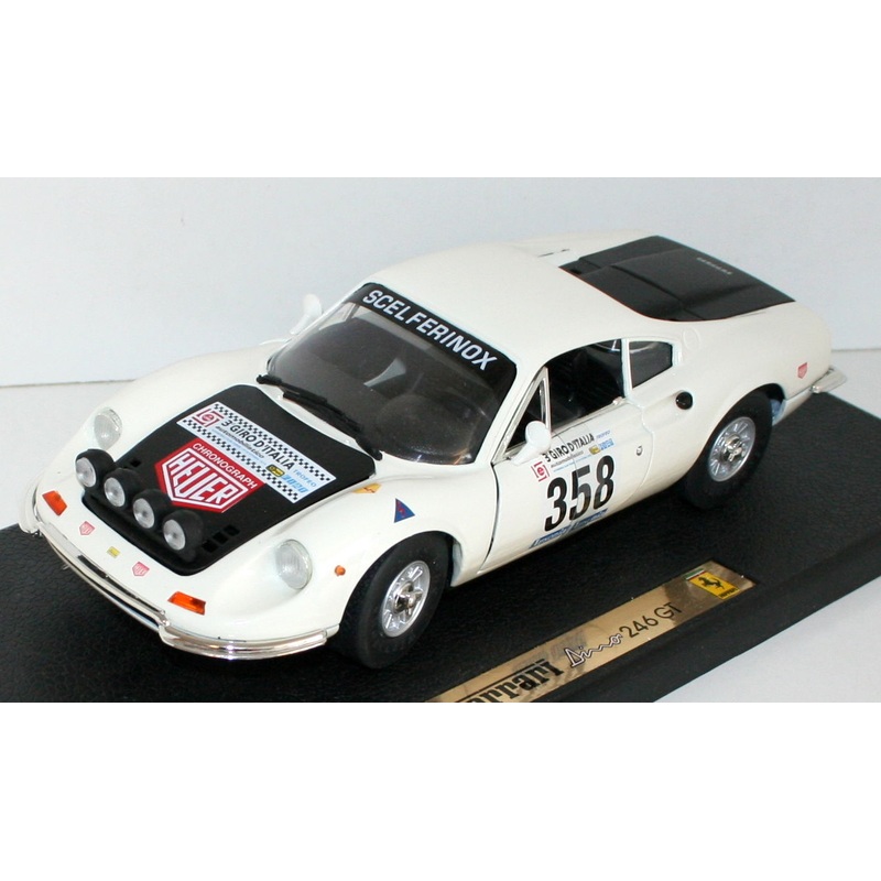 Anson 1/18 Scale Diecast 30358 - Ferrari Dino 246GT - Giro D'Italia #358