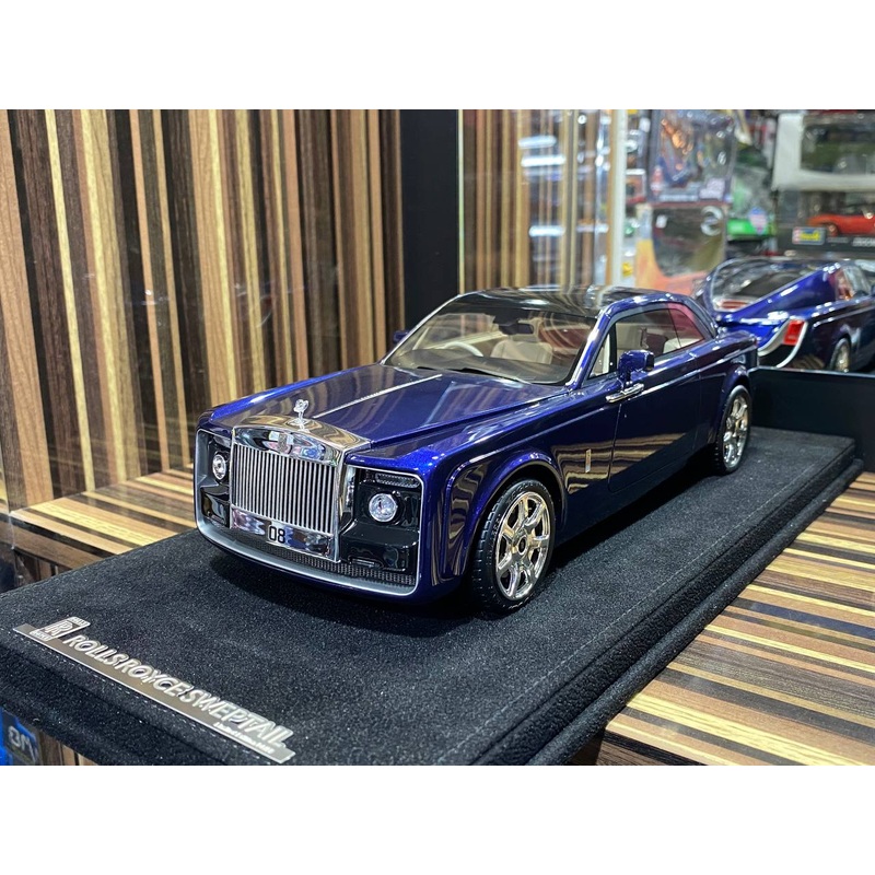 AutoBarnModels Rolls-Royce SWEPTAIL - 1/18 Resin Model, Blue