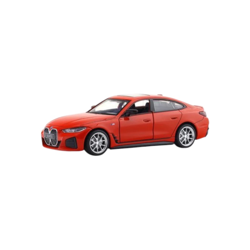 CCA BMW i4 M50 Red 1:32 licensed pullback diecast Scale Model car