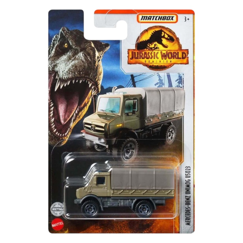 Matchbox Pre-Owned Jurassic World Dominion Mercedes-Benz Unimog U5023  Mainline 1:64 Scale