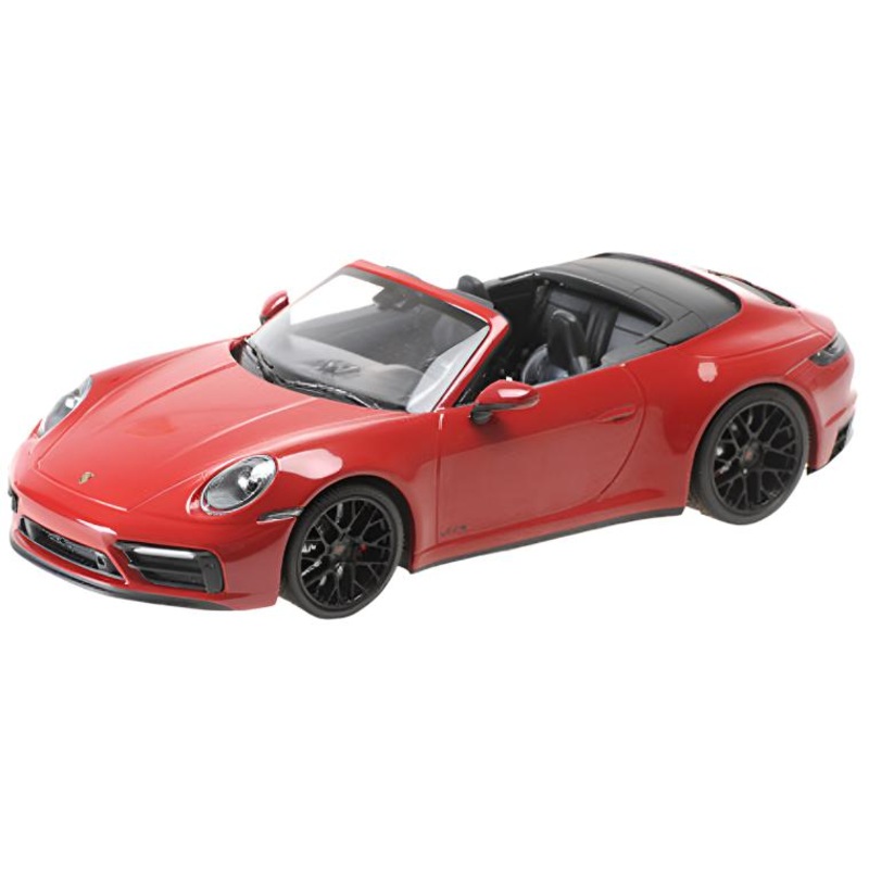 Minichamps 2020 Porsche 911 992 Carrera 4 GTS Cabriolet Guards Red 1:18 SEALED