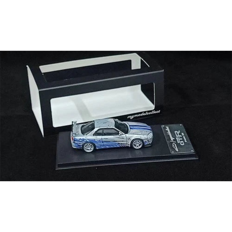 Model Collect 1/64 Skyline GT-R5Mk5 R34 V-SPEC-II - FnF Cel-Shaded