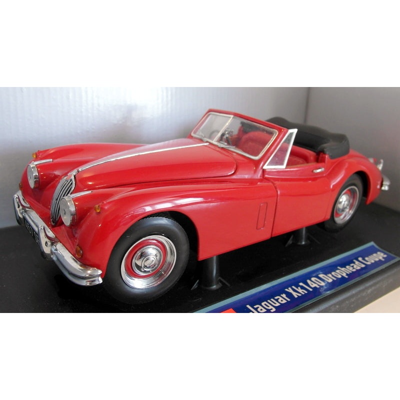 Sun Star 1/18 Scale - 2801 Jaguar XK140 Drophead Coupe red