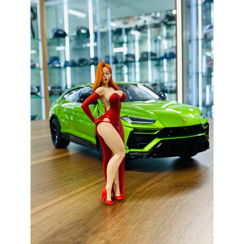 1/18 Scale Action Figure - Jessica Rabbit  ( Red Dress)