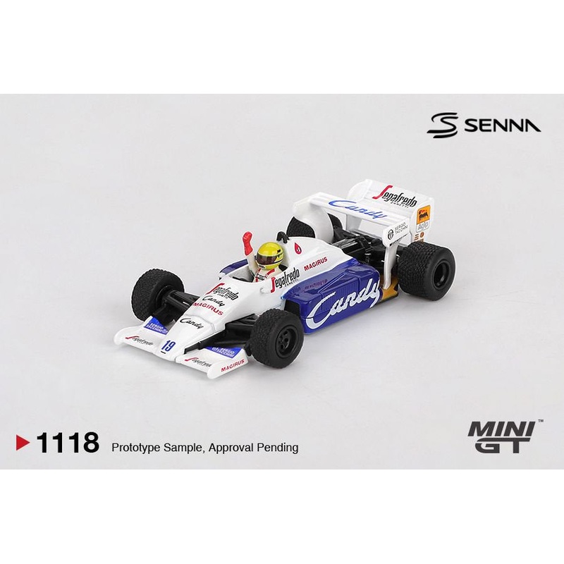 [ETA:  Mar 2026 ] Mini GT 1/64 Toleman TG184 #19 Ayrton Senna 1984 Monaco Grand Prix 2nd Place