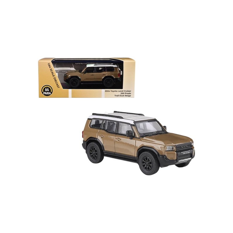 Para64 2024 Toyota land cruiser 250 Prado trail dust beige 1:64 Scale
