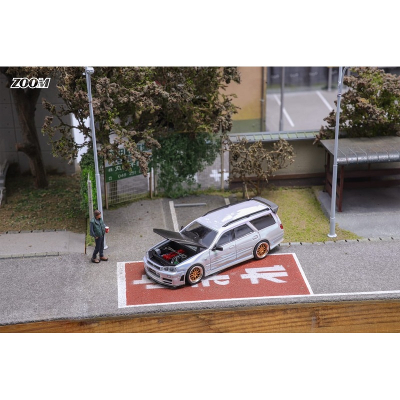 Zoom 1/64 Stagea WC34 260RS Magic White