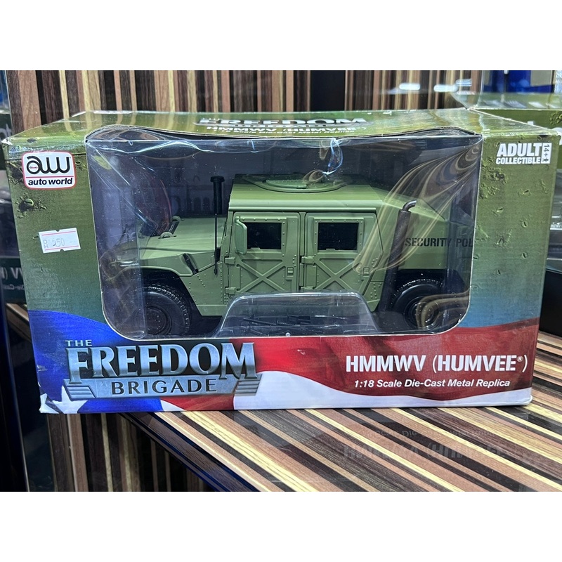 1/18 Diecast Miniature Hummer HMMWV (Humvee) Auto World Model Car