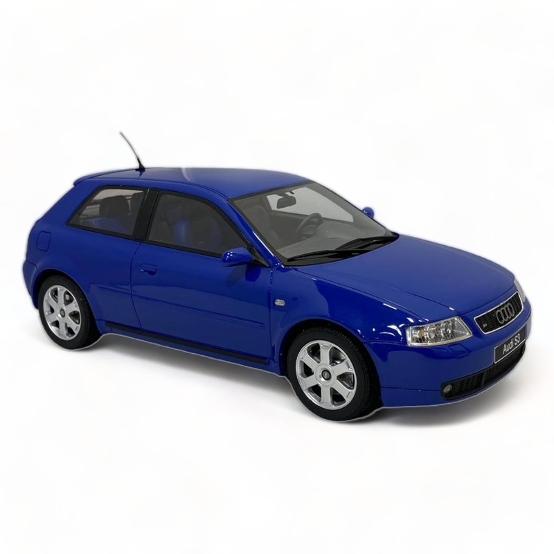 1/18 Resin OTTO Audi S3 B - Blue Miniature Car