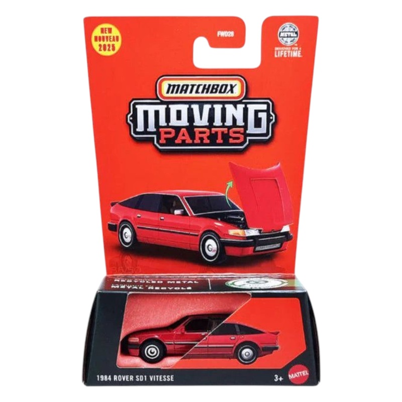 MatchBox Moving Parts 1984 Rover SD1 Vitesse 1:64 Scale