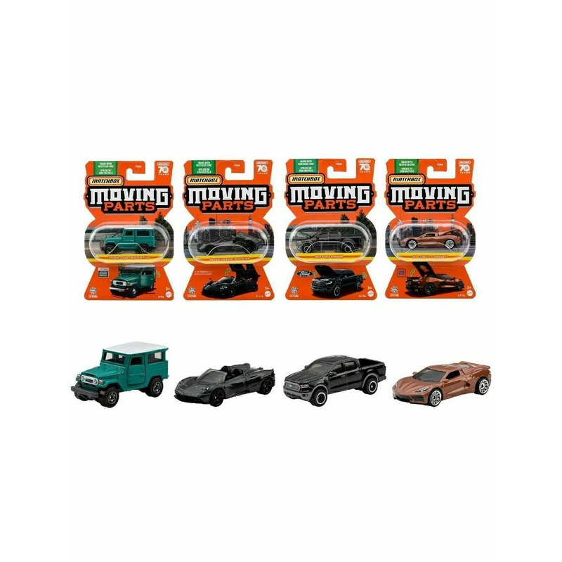 Matchbox moving parts set of 4