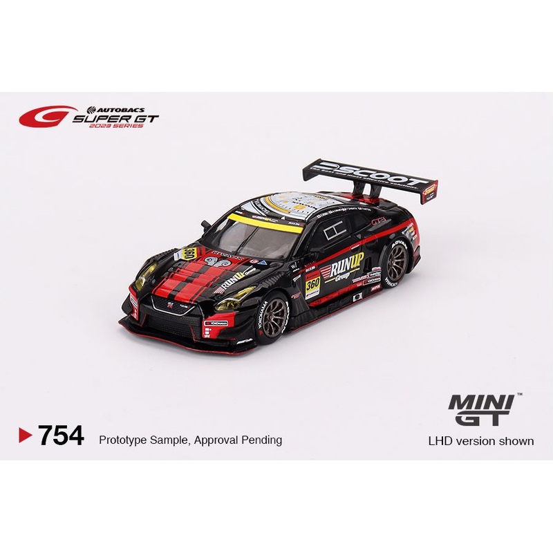 Mini GT 1/64 Nissan GT-R NISMO GT3 #360 RUNUP RIVAUX GT-R TOMEI SPORTS 2023 SUPER GT SERIES ***in clamshell blisters***