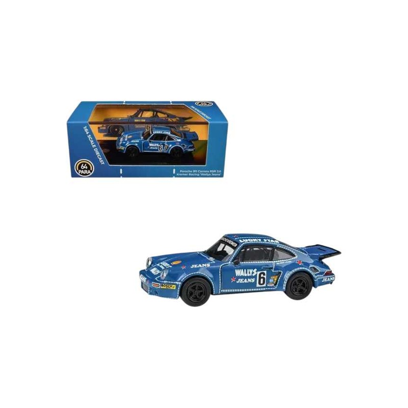 Para64 Porsche 911 Carrera RSR 3.0 Kremer Racing 'Wallys Jeans' 1:64 Scale Diecast