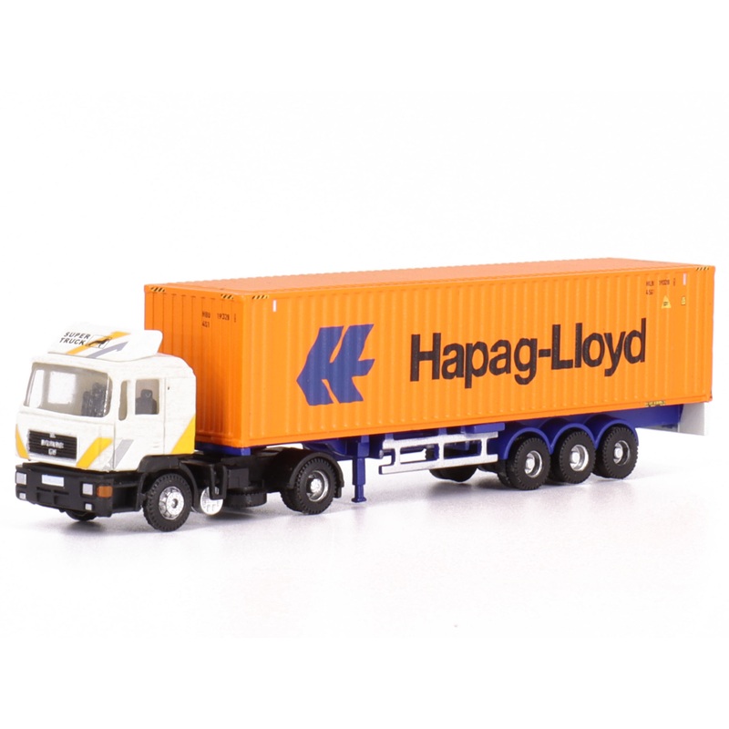 Truck MAN F90 container semitrailer Hapag-Lloyd