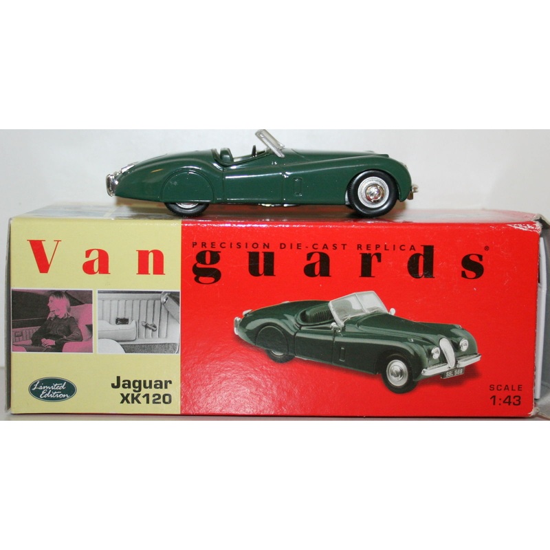 VANGUARDS 1/43 VA05902 JAGUAR XK120 SUEDE GREEN