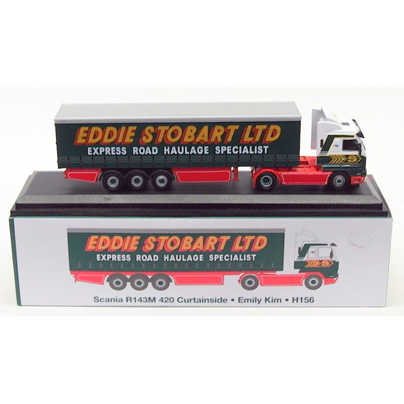 Atlas Editions 1/76 Scale 4 649 119 - Scania R143M 420 Curtainside.- Stobart