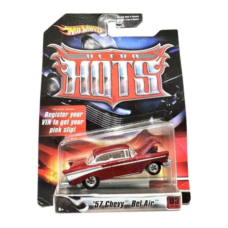 Exclusive Hotwheels Ultra Hots '57 Chevy bel air