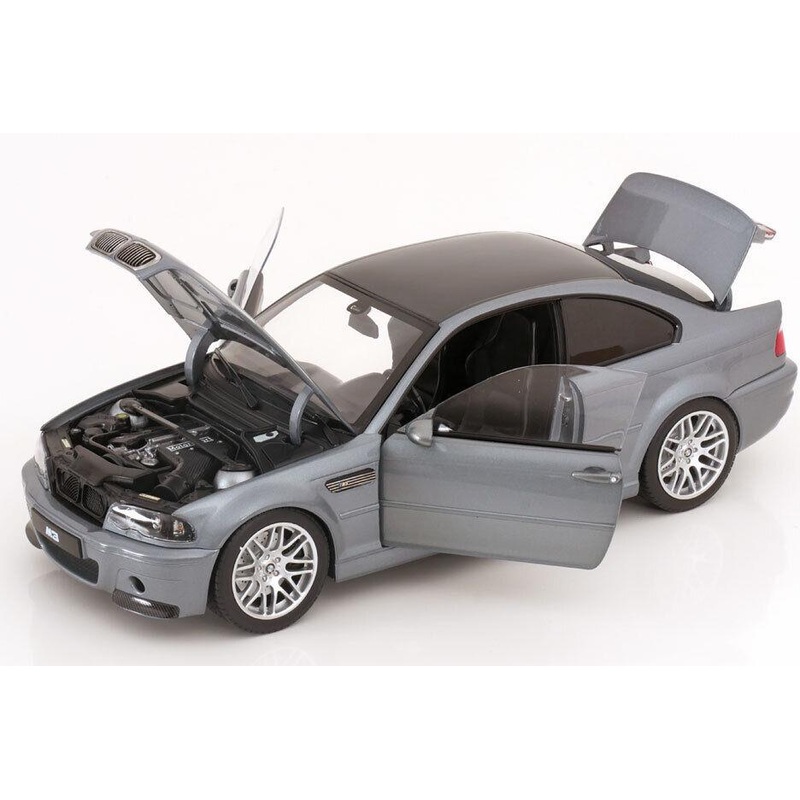 Norev 2000 BMW M3 CSL (E46) Grey Metallic 1:18