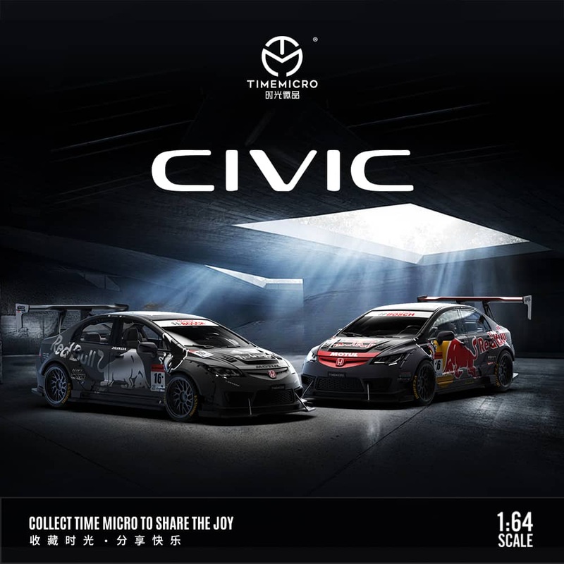 Time Micro 1/64 Civic FD2 Track Edition Modified