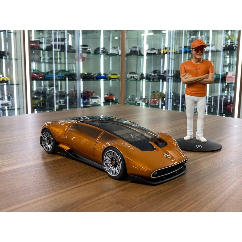 1/18 Diecast  Mercedes-Benz Vision One-Eleven | NZG Modelle GmbH Dealer Edition | Golden Wagener | Limited 1111 pcs