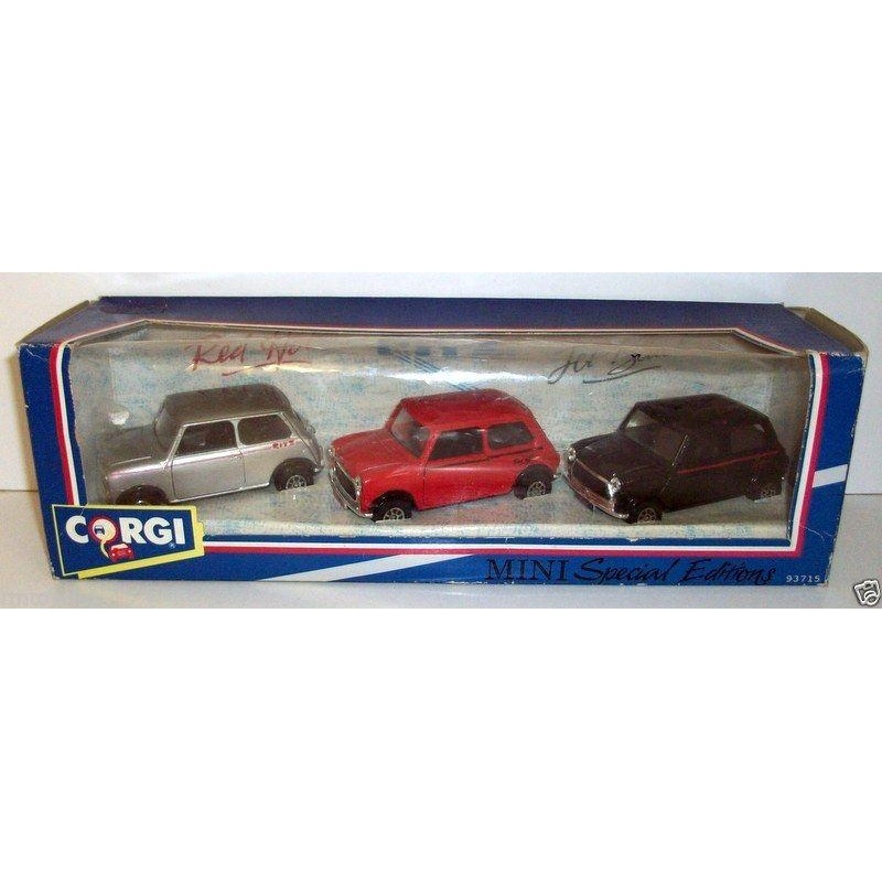 CORGI  - 93715 MINI SET SPECIAL EDITIONS - RED HOT - RITZ - JET BLECK