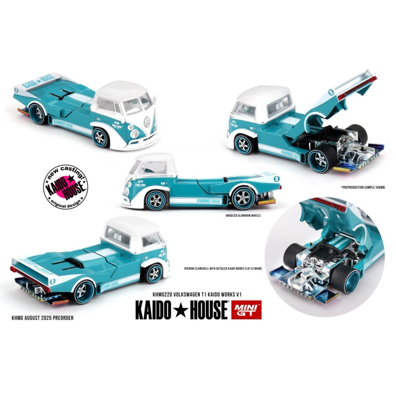 [ETA:  Apr 2026 ] KaidoHouse x Mini GT 1/64 Volkswagen T1 KAIDO WORKS V1