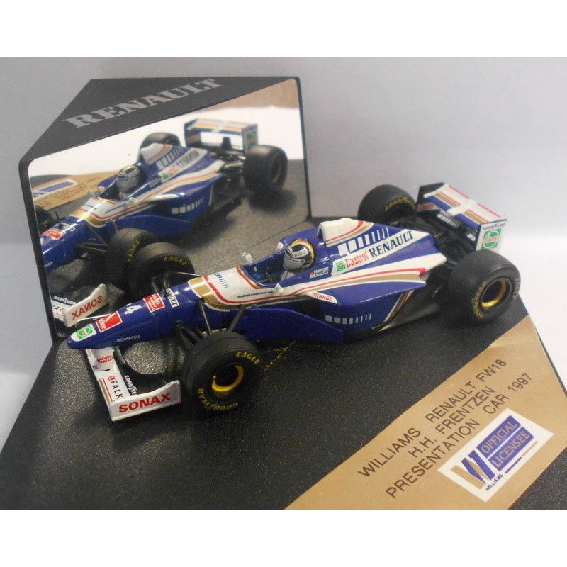 Onyx 1/43 Scale - Y200 WILLIAMS RENAULT H.H FRENTZEN PRESENTATION CAR 1997