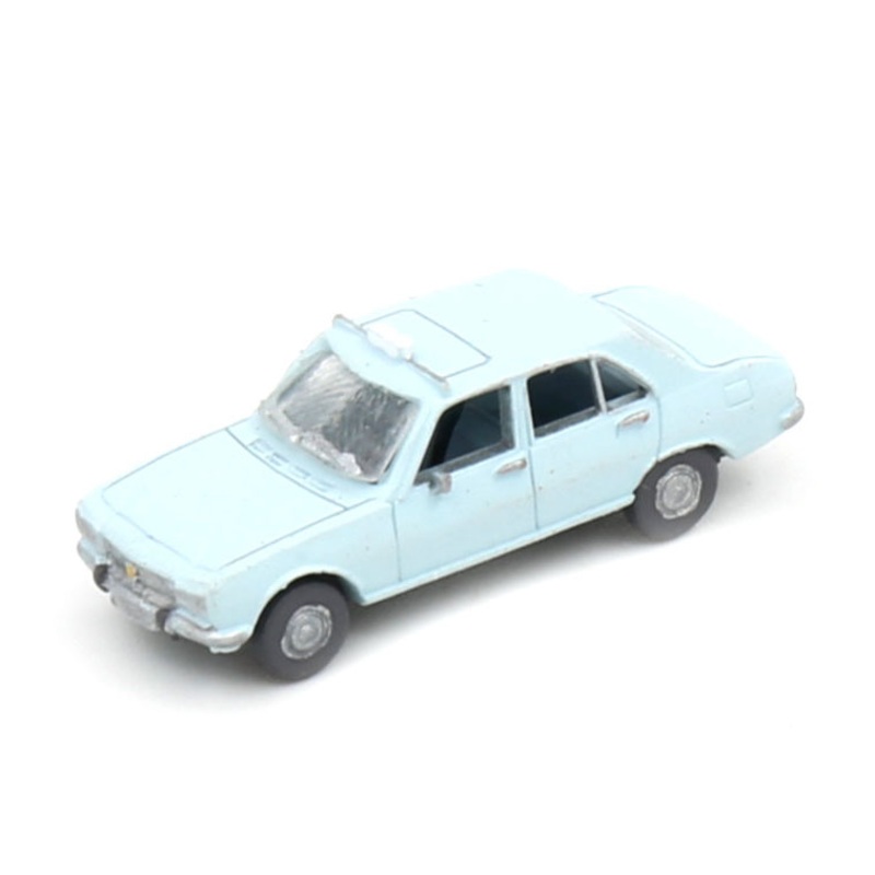 Ready-made model car Peugeot 504 Taxi  Pastel blue