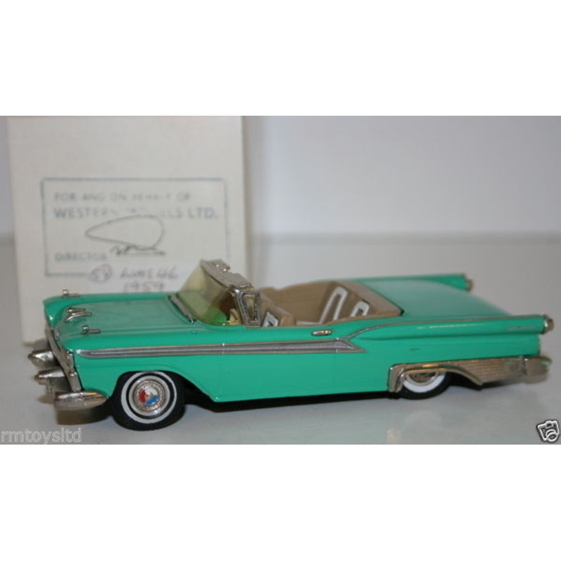 WESTERN MODELS MIKE STEPHENS 1st PROTOTYPE - WMS46 - 1959 FORD GALAXIE - GREEN