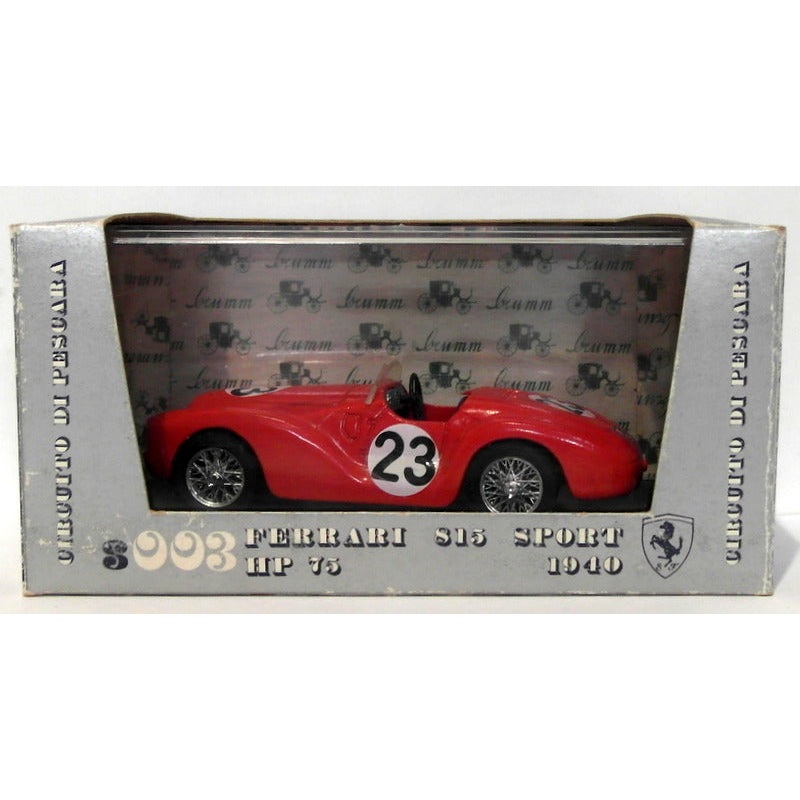 Brumm 1/43 Scale S003 - 1940 Ferrari 815 Sport HP75 #23