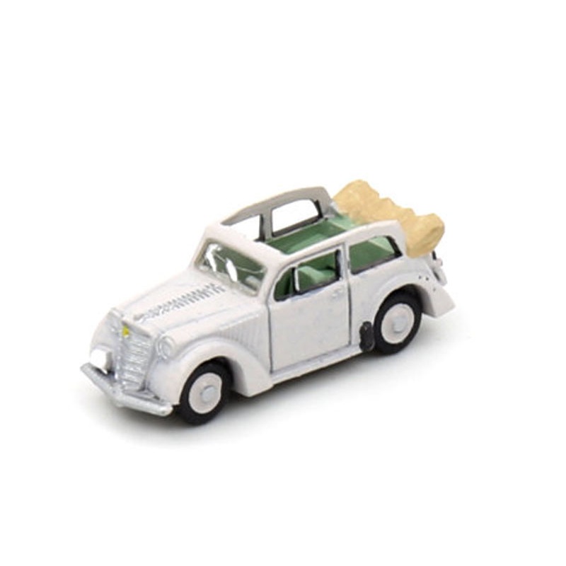 Finished model car Opel Olympia Cabrio-Limousine  Grey